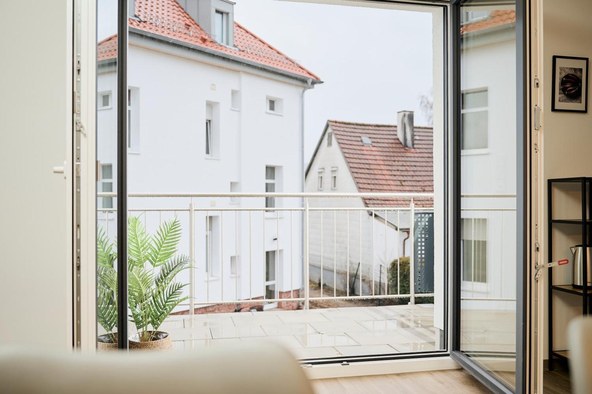 Moderne Apartments Mit Highspeed-Wlan Und Gratis-Tiefgarage Ihr Perfekter Rueckzugsort Nahe Dem Zentrum Und Der Therme I Barrierearm Bad Kissingen Extérieur photo