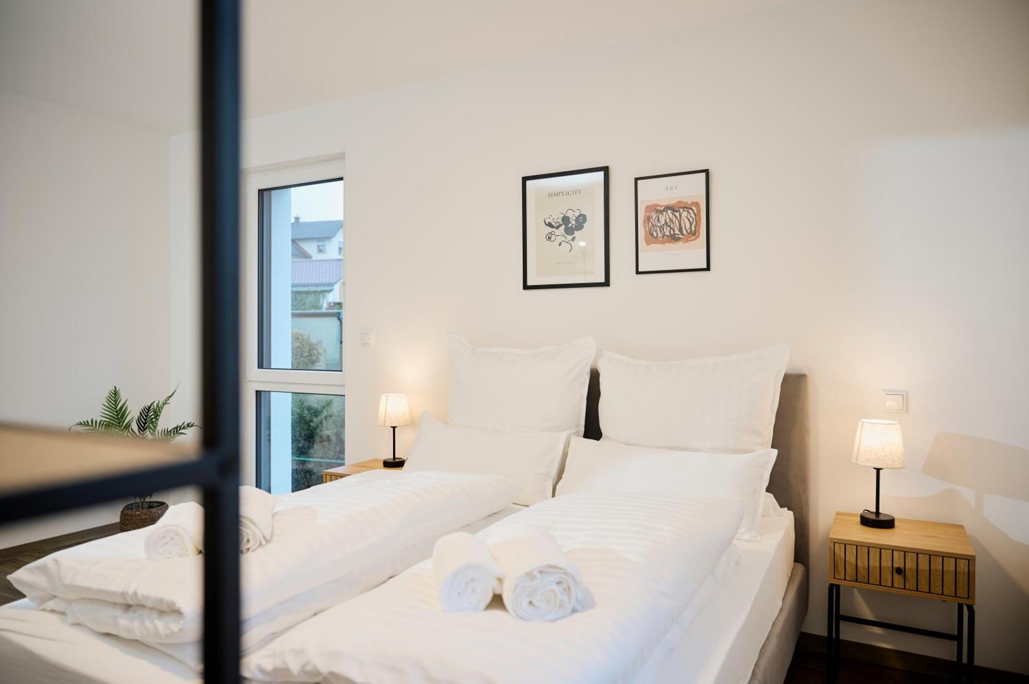 Moderne Apartments Mit Highspeed-Wlan Und Gratis-Tiefgarage Ihr Perfekter Rueckzugsort Nahe Dem Zentrum Und Der Therme I Barrierearm Bad Kissingen Extérieur photo