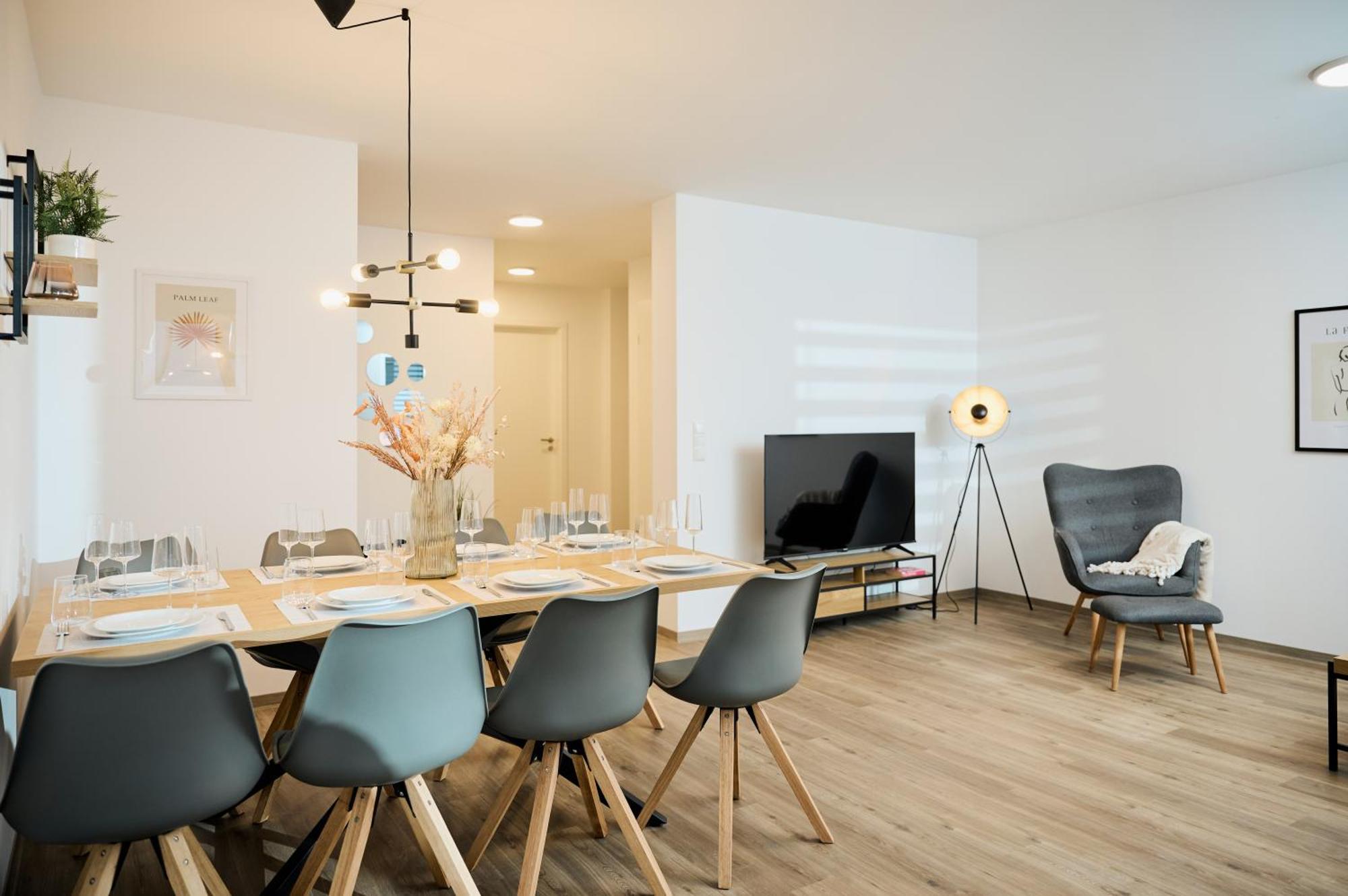 Moderne Apartments Mit Highspeed-Wlan Und Gratis-Tiefgarage Ihr Perfekter Rueckzugsort Nahe Dem Zentrum Und Der Therme I Barrierearm Bad Kissingen Extérieur photo