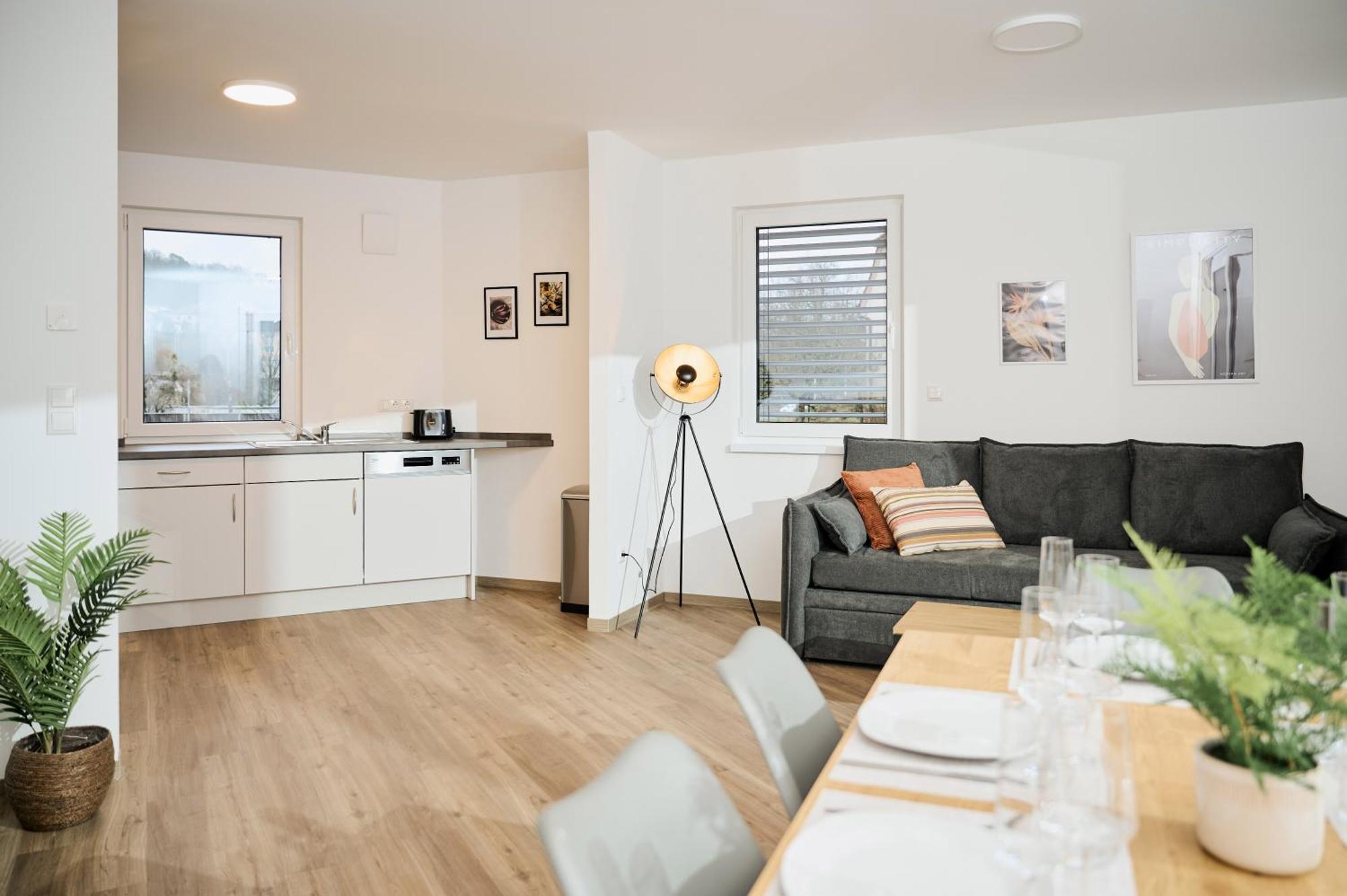 Moderne Apartments Mit Highspeed-Wlan Und Gratis-Tiefgarage Ihr Perfekter Rueckzugsort Nahe Dem Zentrum Und Der Therme I Barrierearm Bad Kissingen Extérieur photo