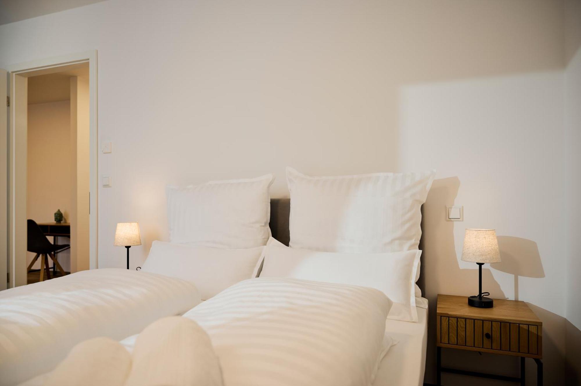 Moderne Apartments Mit Highspeed-Wlan Und Gratis-Tiefgarage Ihr Perfekter Rueckzugsort Nahe Dem Zentrum Und Der Therme I Barrierearm Bad Kissingen Extérieur photo