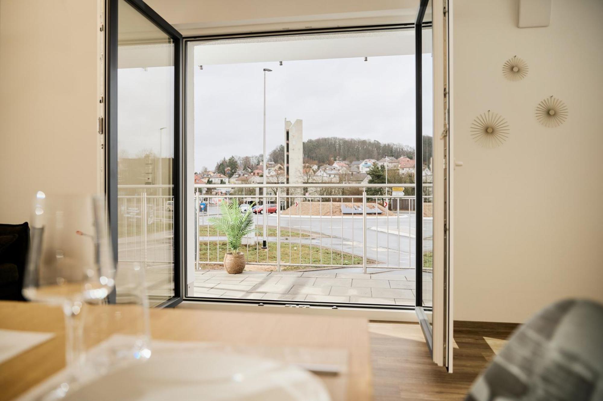 Moderne Apartments Mit Highspeed-Wlan Und Gratis-Tiefgarage Ihr Perfekter Rueckzugsort Nahe Dem Zentrum Und Der Therme I Barrierearm Bad Kissingen Extérieur photo