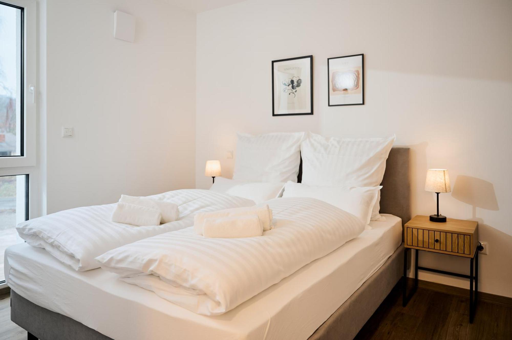 Moderne Apartments Mit Highspeed-Wlan Und Gratis-Tiefgarage Ihr Perfekter Rueckzugsort Nahe Dem Zentrum Und Der Therme I Barrierearm Bad Kissingen Extérieur photo